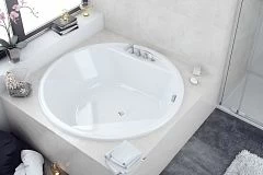 Встраиваемая акриловая ванна Excellent Great Arc 160х160 (комплект)