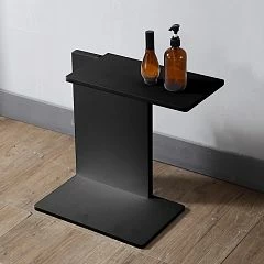 Столик для ванной комнаты ABBER Stein AS1636MB черный матовый