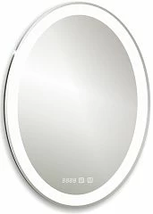 Зеркало Silver Mirrors Италия 57*77 с Led-подсветкой, часами и функцией антизапотевания
