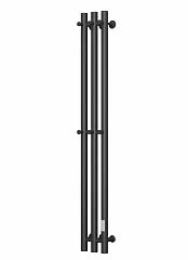 Электрический полотенцесушитель Маргроид BAU Inaro III 12*120 R круглый профиль черный матовый RAL 9005
